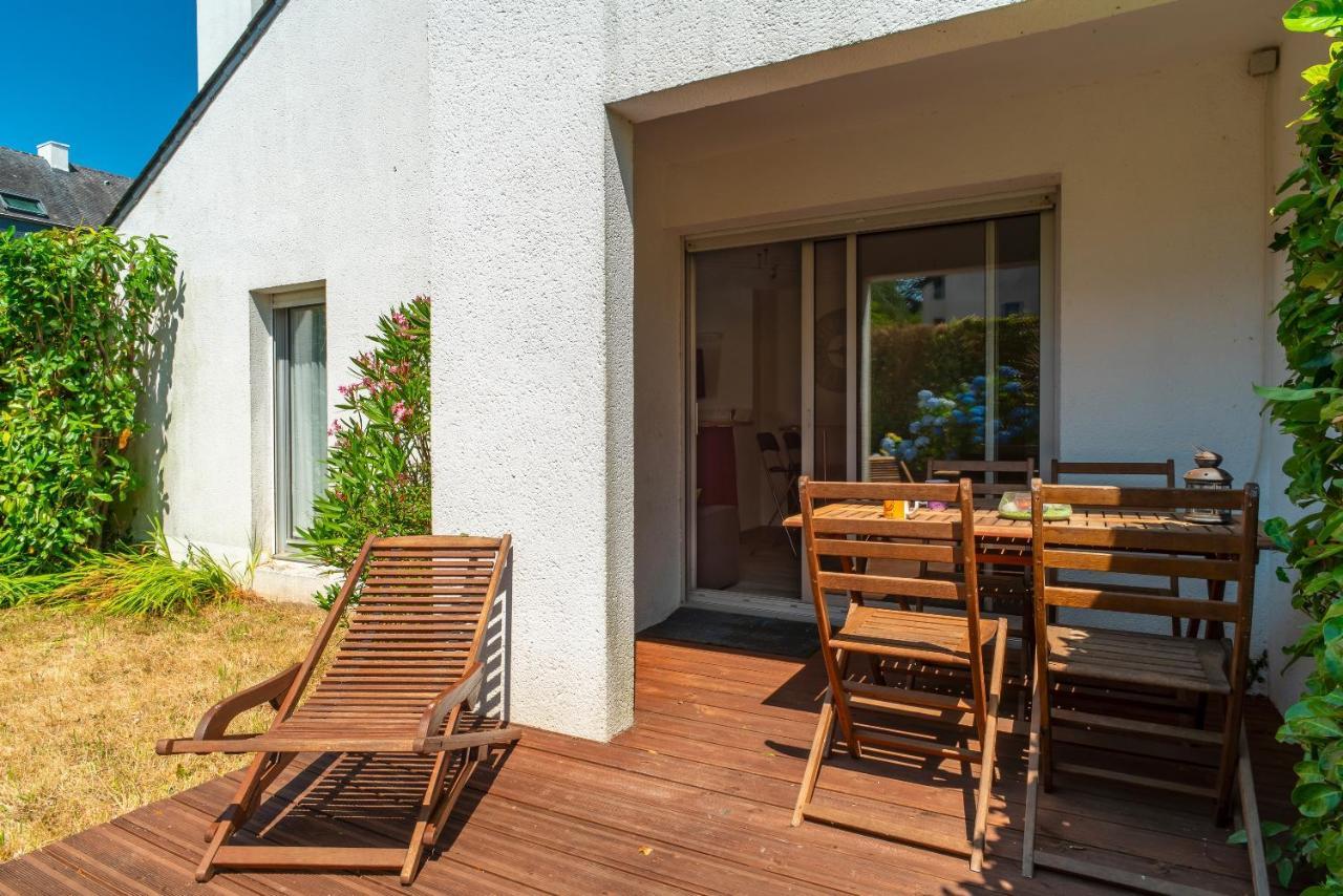 Les Cormorans - Appt En Rdc Avec Jardin Apartment Benodet Bagian luar foto